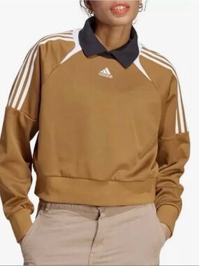 Adidas Women’s Express Sweater Sweatshirt Top Bronze Strata